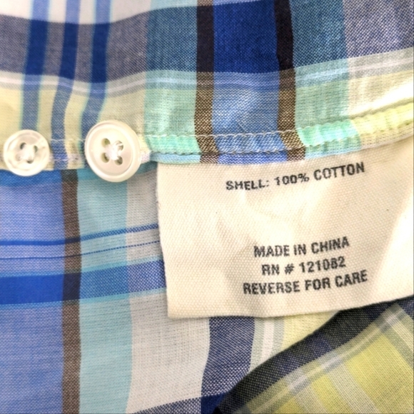 Relwen Shirts Relwen Plaid Long Sleeve Botton Down Shirt Mens. Size Small - Picture 4 of 7